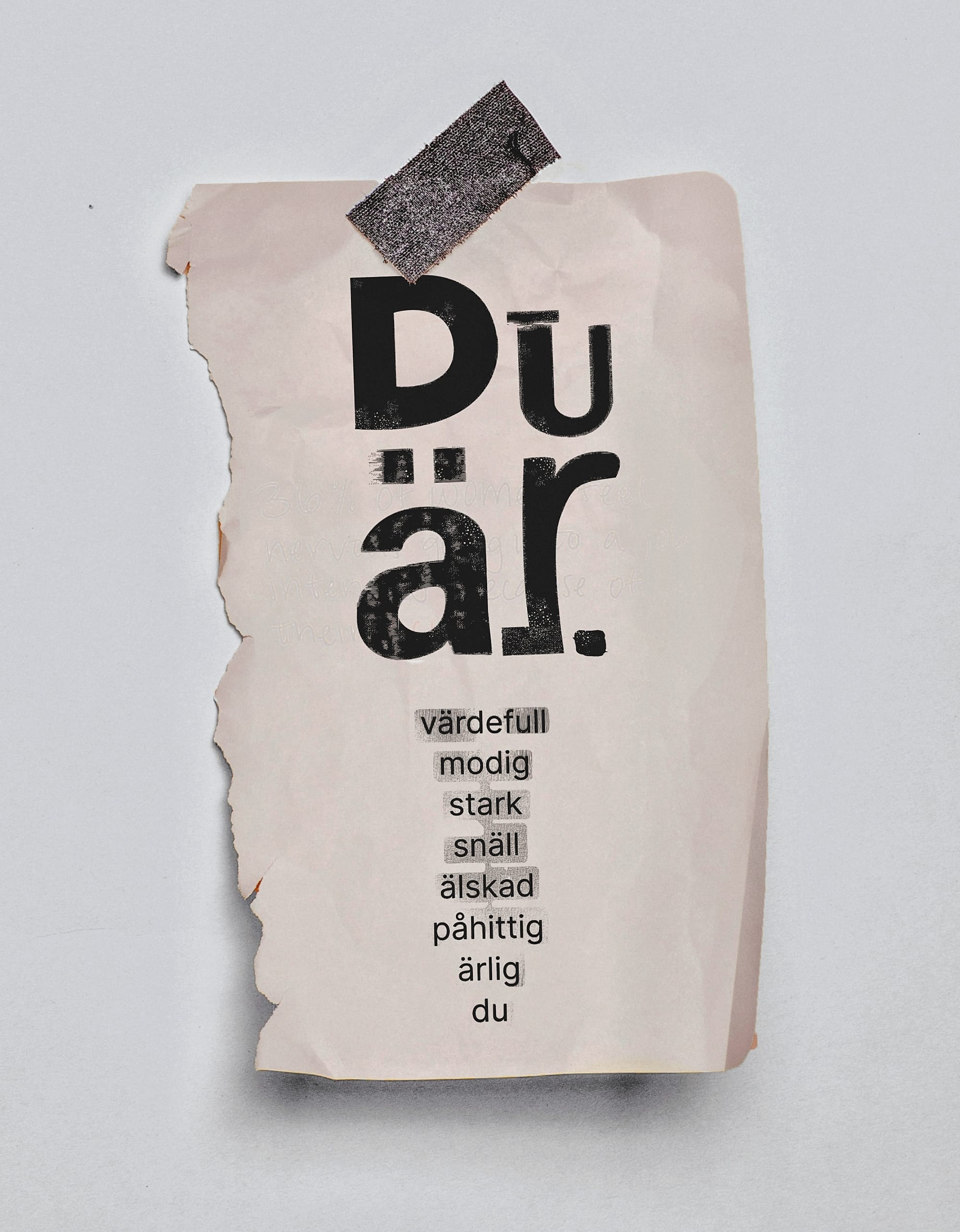 Du är